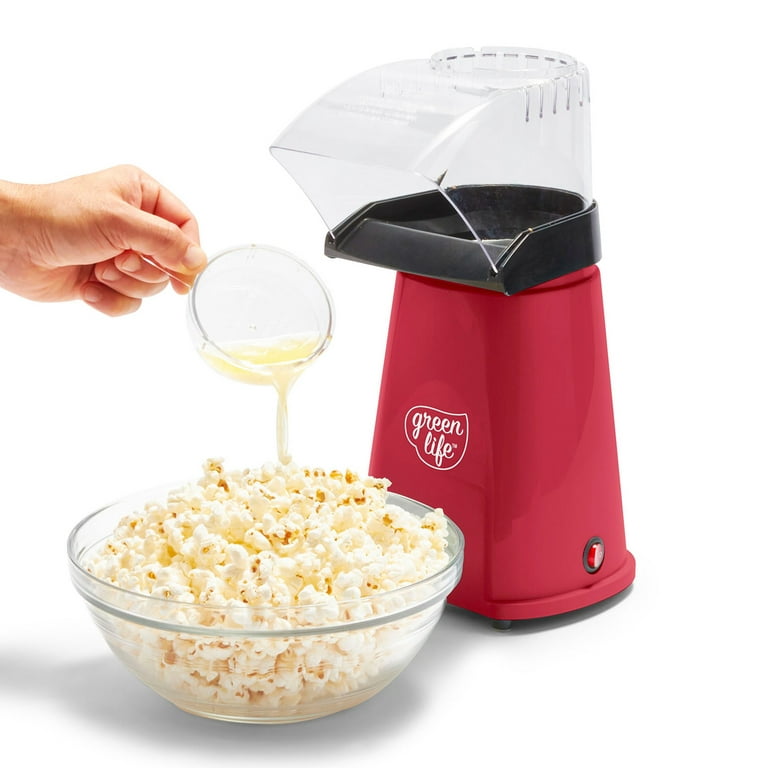 VAVSEA Hot Air Popcorn Popper, Retro Popcorn Maker, 1200W Electric Popcorn  Machine, Oil Free, 3.3lb for Home Party Kids, New, Red 
