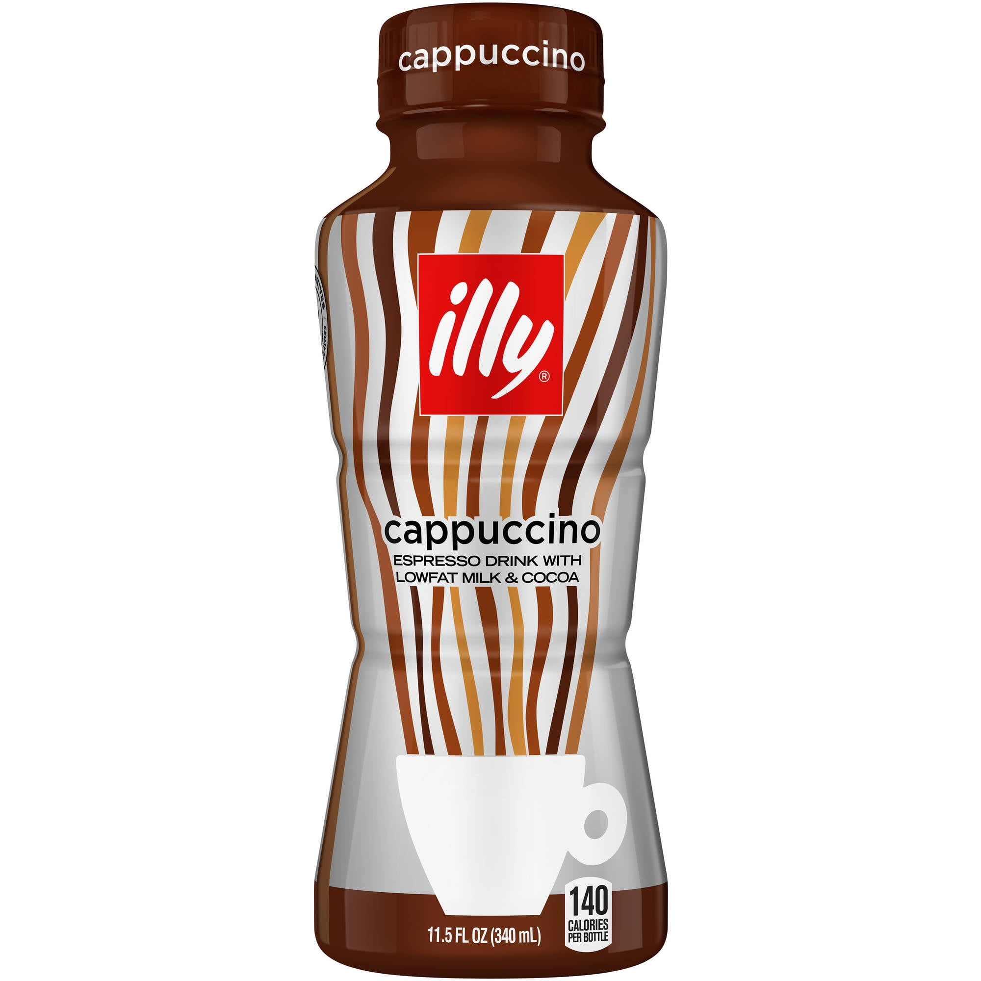 Illy Cappuccino Espresso Drink with Low Fat Milk and Cocoa, 11.5 Fl. Oz