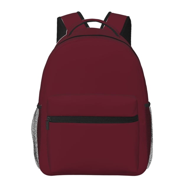 Balery Maroon Mochila Escolar Impresa, Mochila Ligera para Viajes Casual, Mochila Duradera y Cómoda Multifuncional, Mochila para Laptop-One Size