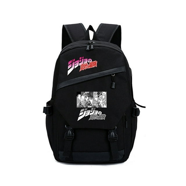 Mochila JoJos Bizarres Adventures Kujos Jotaros para niños
