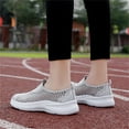 thumbnail image 2 of YOURDIARY Women's Comfort Low Vamp Slip On Sneaker, Wide Width Mesh Walking Shoes, 2 of 3