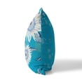 thumbnail image 2 of Sunny Blooms Throw Pillow with Removable Cover in Aqua 20x20, 2 of 6