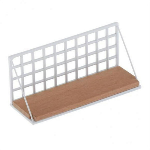 lionlar 3x 1/12 Mini Dollhouse Miniature Living Room Furniture White Wall Shelf Kit