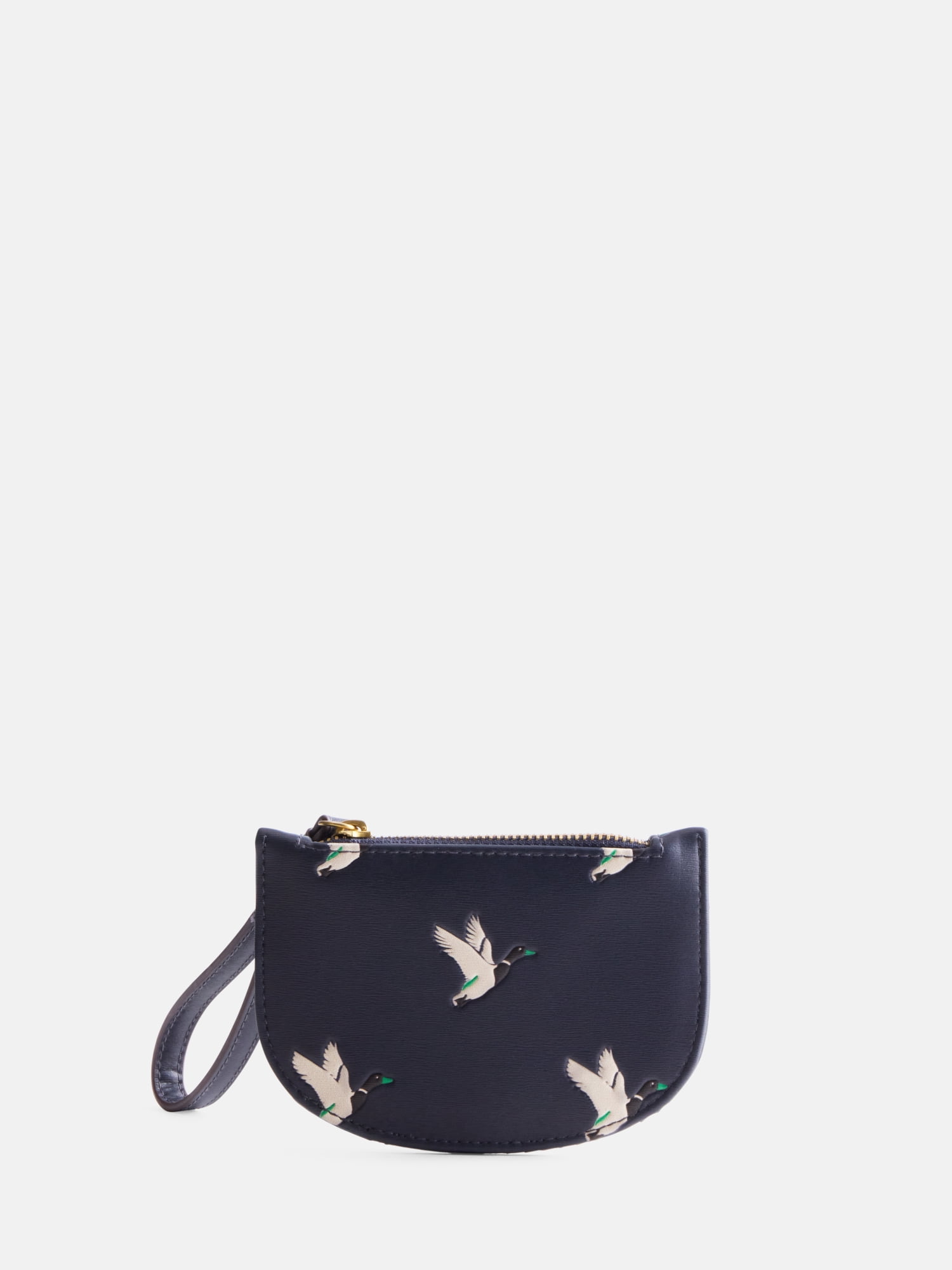 Free Assembly Women's Wristlet Wallet, Navy Print