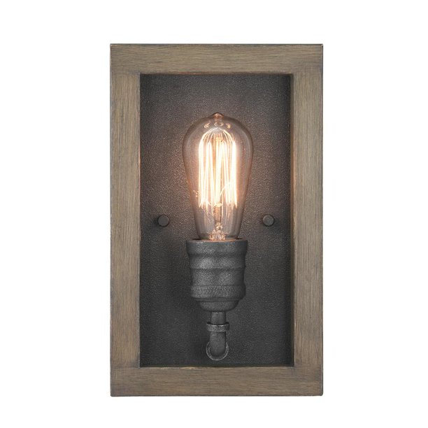 Home Decorators Collection Palermo Grove 1 Light Gilded Iron Sconce With Painted Walnut Wood Accents New Open Box Com - Home Decorators Palermo Grove Home Decorators Collection Palermo Grove 1 Light Gilded Iron Sconce With Painted Walnut Wood Accents New Open Box Com - Home Decorators Palermo Grove