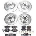 thumbnail image 3 of PowerStop Front and Rear Z23 Evolution Sport Carbon-Fiber Ceramic Brake Pad and Drilled & Slotted Rotor Kit Fits: VOLKSWAGEN Select Models K7838, 3 of 3