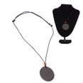 thumbnail image 4 of Collar De Piedra De Lava, Collar Con Colgante De Piedra De Roca, Elegante Patrón único, Mejora La Microcirculación, Regalo Perfecto, Longitud De Cuerda Ajustable Para Uso Diario ANGGREK Oro, 4 of 8