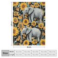 thumbnail image 4 of BCIIG Elephant Blanket for Kids Adults Elephant Lovers, Flannel Elephant Blankets Gifts, Elephant Throw Blanket for Sofa Couch Bed Living Room Soft Warm Cozy Elephant Decor  40x50in, 4 of 6