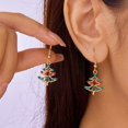 thumbnail image 4 of Christmas Earrings All Colorful Christmas Tree Earrings A Pair Of Christmas Earrings Jewelry, 4 of 5