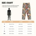 thumbnail image 4 of Lsque Tropical Fruit Print Women's Pajama Pants, Lounge Pant - Comfortable Home Wear,Elastic Waistband, Stylish Design-XX-Large, 4 of 9