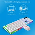 thumbnail image 2 of Gaming Keyboard and Backlit Mouse Combo, USB Wired Backlit Keyboard, LED Gaming Keyboard Mouse Set for Laptop PC Computer Game and Work, 2 of 13