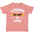 thumbnail image 3 of Inktastic Legends Are Born in April Boys or Girls Toddler T-Shirt, 3 of 5