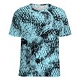 thumbnail image 5 of Animal Print Patterns Women's T-Shirt Short Sleeve T Shirts Tops Tee Ladies Loose T, 5 of 6
