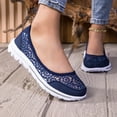 thumbnail image 4 of Women'S Hollow Breathable Soft Sole Lightweight Comfortable Casual Mother Shoes with Multiple Color Options, Women Shoes, Sneakers, 4 of 9