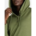 thumbnail image 5 of Time and Tru Women's Ribbed Tunic Hoodie, Sizes S-XXXL, 5 of 5
