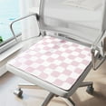 thumbnail image 1 of Dvkptbk Seat Cushion Checkered Ice Silk Cushion Office Chair Cushion Breathable Comfortable Non Stuffy Stable Non Slip Machine Washable Cushion Home Essentials, 1 of 7