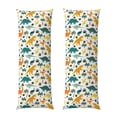 thumbnail image 1 of Balery Dinosaurs and Tropical Leaves Funda Protectora para Almohada Corporal de Algodón Hipoalergénico con Cierre(55 x 21 pulgadas), Almohadas No Incluidas, 1 of 7
