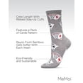 thumbnail image 3 of MeMoi Playing Cards Bamboo Blend Crew Socks - Mens - Male, 3 of 9
