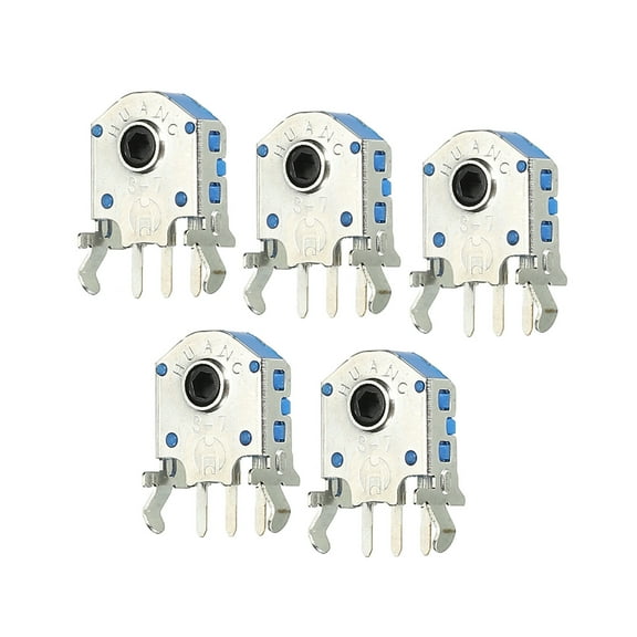 Uxcell Mouse Wheel Encoder 7mm 300W Time Accurate Decoder Rotary Mouse Scroll Wheel Encoder 5 Pcs