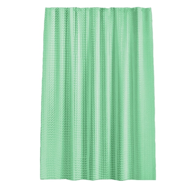 FloreceBien - Cortina de ducha de 70 pulgadas de largo, EVA resistente, transparente, con 12 ganchos, resistente al agua y sin olor, para baño