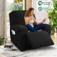 thumbnail image 2 of Funda para Sillón Reclinable XINEAGE 4 Piezas Negra con Bolsillos, 2 of 7