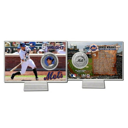 MLB - David Wright New York Mets Silver Coin Card