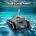 thumbnail image 2 of Cordless Robotic Pool Cleaner, Smart Navigation, 150min Runtime, 180W Powerful Suction, Cleans Floor Walls Waterline for Inground & Above Pool, 2 of 6