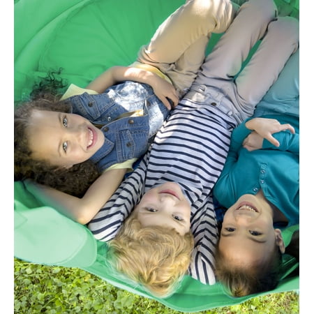 Hearthsong Go! HangOut HugglePod Polyester Hanging Tent with LED Lights and Go! HangOut Hanger