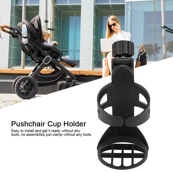 Portavasos Universal De 360 grados Para Cochecito De Bebé, Portavasos Giratorio De PP Para Carrito, Cochecito, Bicicleta, Con Portabotellas, Organizador Portátil Para