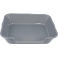 thumbnail image 3 of 1 Pack of Extra Large Cat Litter Box (ABS Material), Low Entry Senior Litter Pen for Geriatric Kitty Big Cats, Jumbo Pet Safe Litter Boxes Tray for Indoor Pets Potty (Gray, 24" L x 20" W), 3 of 7