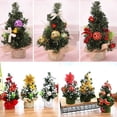 thumbnail image 4 of Artificial Christmas Tree Mini Pine Needle Trees 2024 Christmas Decoration For Home 2025 New Year Gft Xmas Table Ornament, 4 of 7