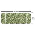 thumbnail image 2 of Animal Microwave Oven Cover, Skull Camouflage Design Various Frog Pattern Different Tones Art Print, Water Resistant Organizer with Pockets for Kitchen, 36" x 12", Sage Pine Green, by Ambesonne, 2 of 4