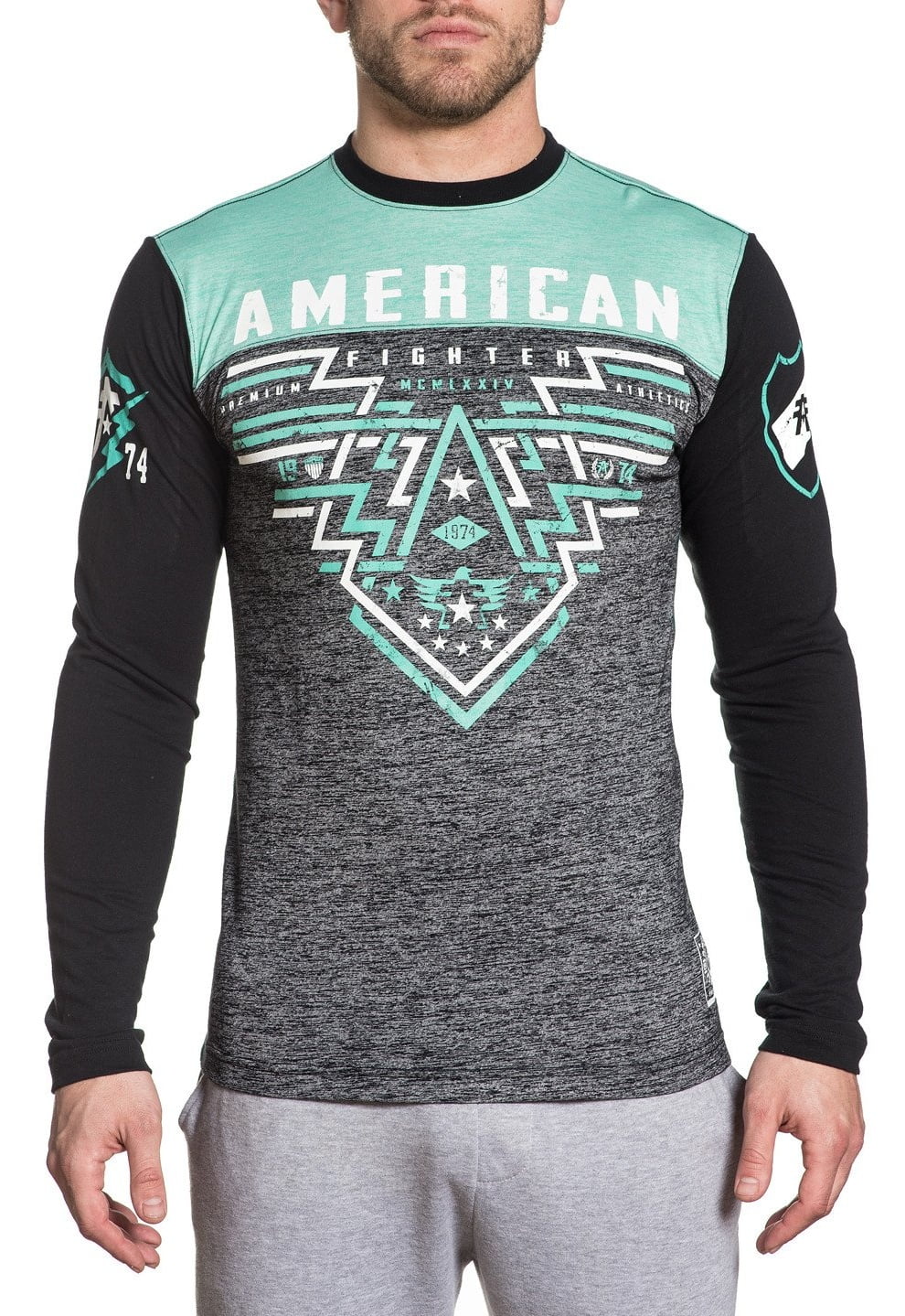 Mens Firebrick Long Sleeve T-Shirt 