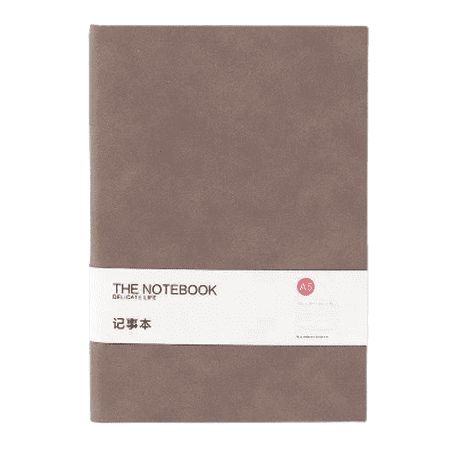 The Notebook Delicate Line A5 Planners & Appointment Book -Coffee