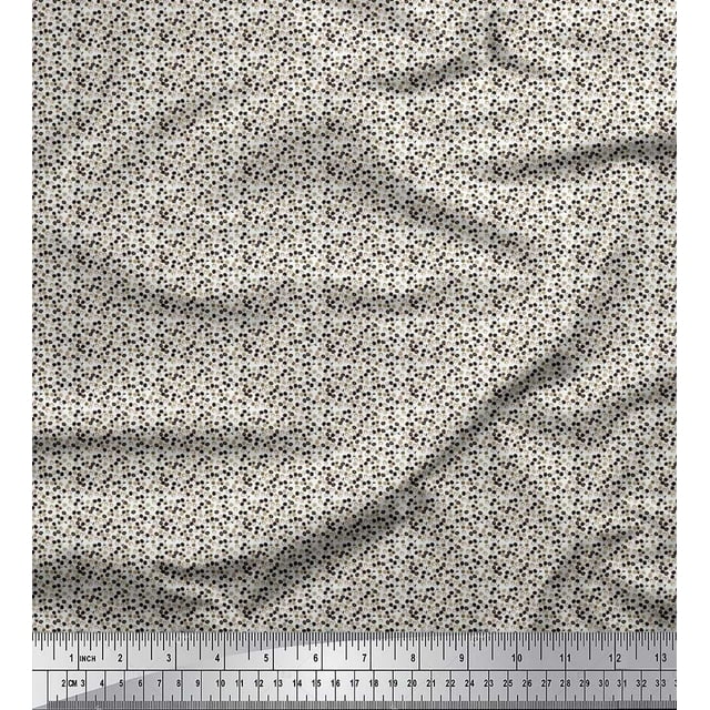 Soimoi Rayon Tissu Imprimé Floral Artistique par la Cour 56 Pouces de Large