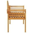 thumbnail image 4 of vidaXL Patio Bench 49.2" Solid Wood Acacia, 4 of 6