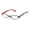 black / violet / red / white, variant on NEW THALIA PALMA WOMENS/LADIES DESIGNER FULL-RIM BURGUNDY / CORAL FABULOUS DESIGNER CONTEMPORARY FRAME DEMO LENSES 46-15-125 FLEXIBLE HINGES EYEGLASSES/GLASSES
