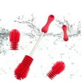 thumbnail image 2 of Rotating Bottle Brush Cleaner - 360° Scrubbing Brush for Water Bottles & Tall Glasses, 2 of 5