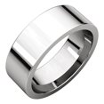 thumbnail image 1 of Jewels By Lux 14K White Gold 7mm Flat Comfort Fit Wedding Ring Band Size 10.5, 1 of 3