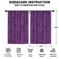 thumbnail image 2 of Blackout Kids Curtains,Halloween Purple Spider Web Pattern Childrens Insulated Curtains Set Of 2,Bedroom Essentials,Toddler Room Decor 42"x63", 2 of 5