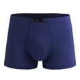 thumbnail image 5 of Maean Men Cotton Underwear Big and Tall Boxers Briefs Mens Soft Breathable Underpant Color Block 3 Pack, 5 of 6