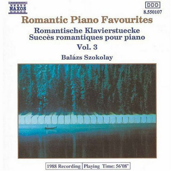 Bal ZS Szokolay - Romantic Piano Music 3 - Music & Performance - CD