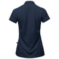 thumbnail image 3 of A2Y Women's Basic Casual Essentials 4-Button Junior-Fit Polyester Polo Shirt Navy 2XL, 3 of 6