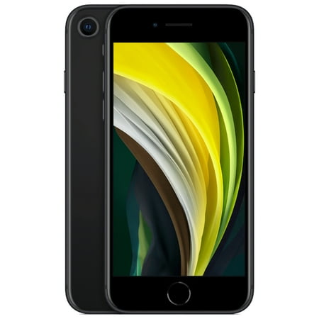 Pre-Owned Apple iPhone SE (2020) 64GB GSM/CDMA Fully Unlocked Phone - (JAPAN SPEC) Black Refurbished: Good