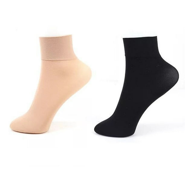 Summer Short Socks High-elastic Solid Color Ankle Socks Low Cut Socks for  Women 