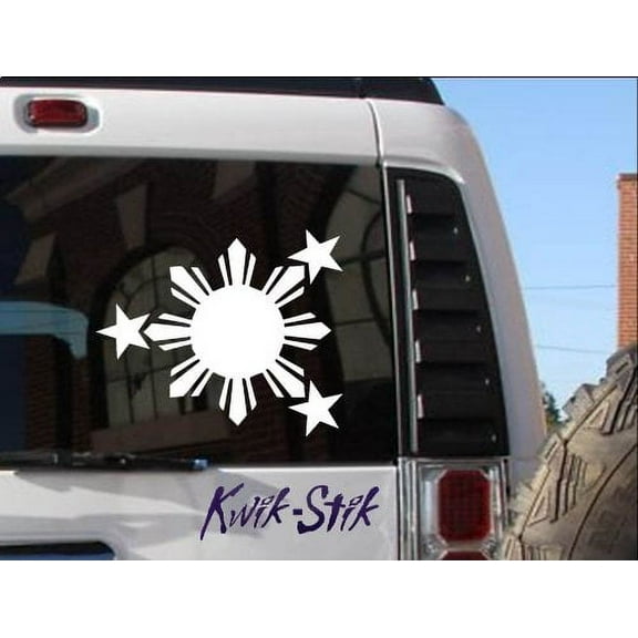 Large Philippines 14" Sticker JDM Vinyl Decal philippine flag *D640*