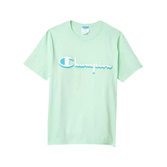 Champion Heritage Double Script Mens Active Shirts & Tees Size S, Color: Iced Green Tea
