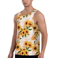 thumbnail image 2 of KLL Sunflower 5 Print Men's Muscle Gym Workout Stringer Tank Tops Bodybuilding Fitness T-Shirts Tank Tops Men-XX-Large, 2 of 7