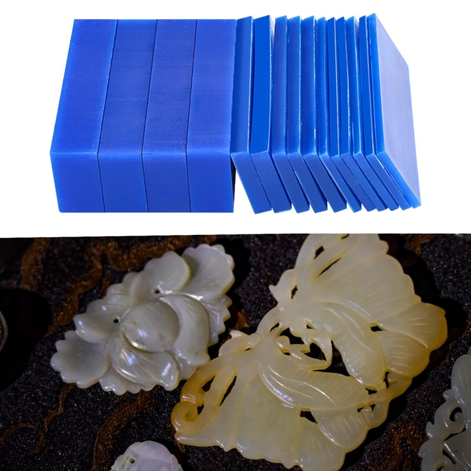 Milageto Carving Craft Supplies DIY Student Practice Sculpting Casting Tools Blue Slice