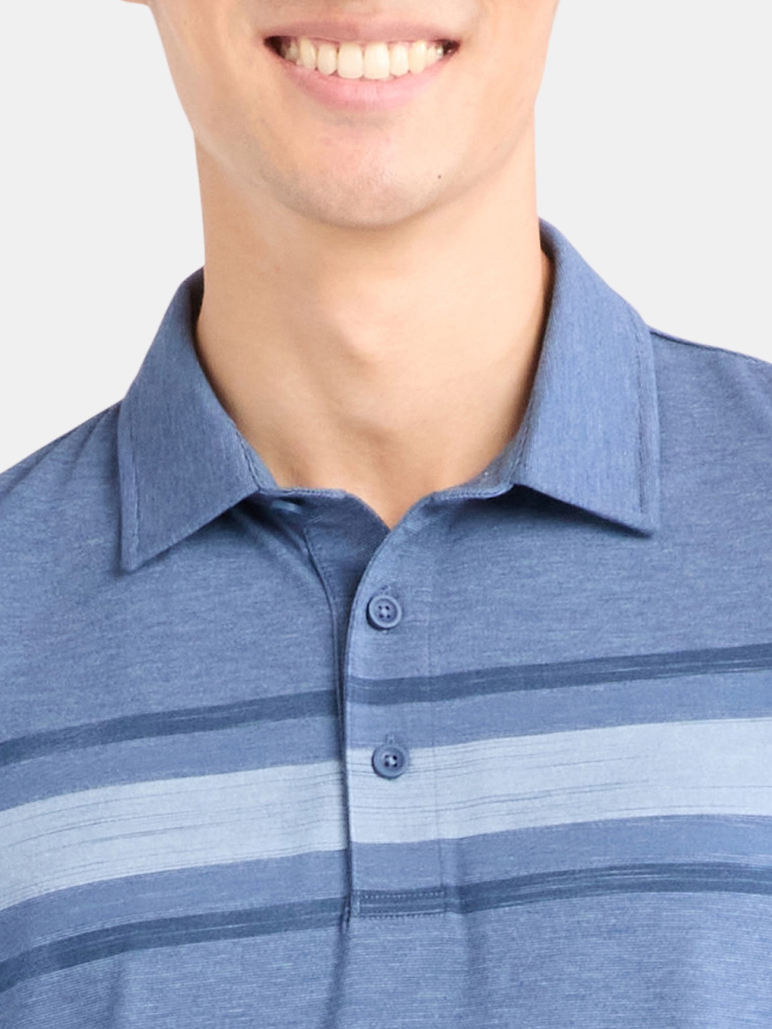George Men's & Big Men's Poly Polo with Short Sleeves, Sizes S-3XL